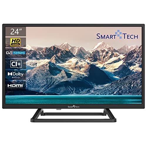 Smart Tech TV 24 Zoll HD Fernseher, DVB-T2/C/S2, Dolby Audio, Hotel Mode, 2023 [24HN10T3] von Smart Tech