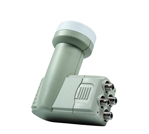 Smart 10-01-42-0020 Quad-Switch LNB (TEQS, Titanium-ECO, 0,1dB), Weiß von Smart