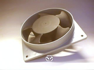 130x38mm - SmartCooler© 230 Volt AC high speed Lüfter LFT130H38M5BC mit MITTELRAHMEN !!!, doppeltes NANO Kugellager, 145m³/h, 40 dbA [PC] von SmartCooler