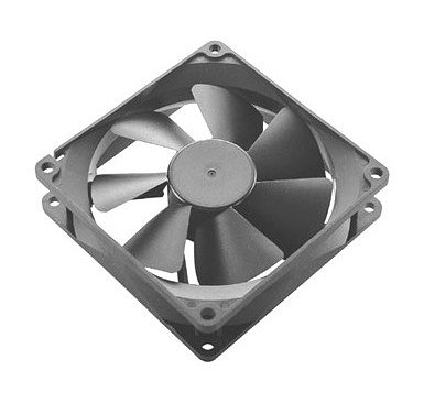 SmartCooler 92x25mm Thermisch geregelter SmartSpeed© Lüfter LFM1592TL, doppeltes Nano Kugellager, 300.000 Std. MTBF, mit Tachosignal und 3-Pol. Stecker, 800-1.800 U.P.M., 20,0-66,7 m³, 8-23 dbA von SmartCooler