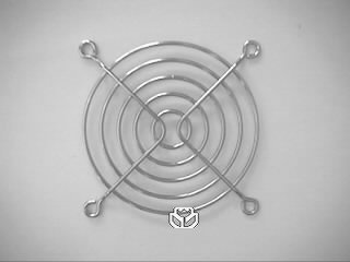 SmartCooler© Griffschutzgitter LFG1180, Metall mit Nickel Coating für 80 x 80 mm Lüfter. Maße: 79,7 x 79,7 x 5,5 mm von SmartCooler