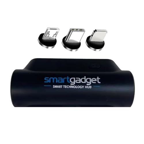SmartGadget Powerbank, 5000 mAh, Weiß/Schwarz, 3-in-1, tragbar, mit austauschbaren Anschlüssen, kompakt, Mini-Powerbank + USB-C-Kabel, kompatibel mit iPhone/Android SmartGadget Powerbank, 5000 mAh, Weiß/Schwarz, 3-in-1, tragbar, mit austauschbaren Anschlüssen, kompakt, Mini-Powerbank + USB-C-Kabel, kompatibel mit iPhone/Android von SmartGadget
