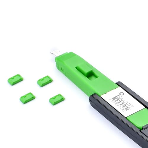SmartKeeper ESSENTIAL / 4 x Micro USB B-Port Blockers + Key / Grün von SmartKeeper