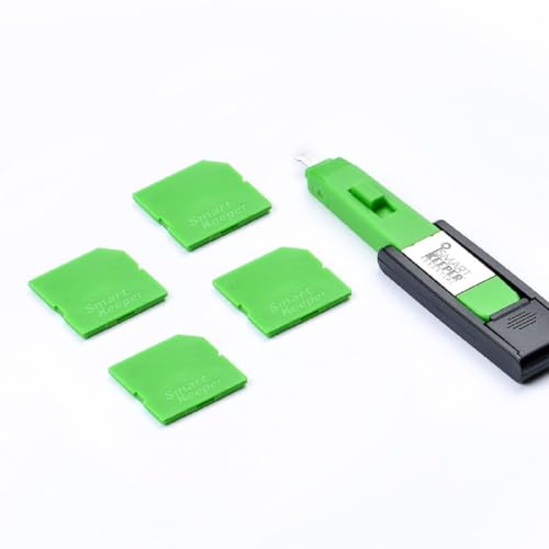 SmartKeeper ESSENTIAL / 4 x SD Port Blockers + Key / Grün von SmartKeeper