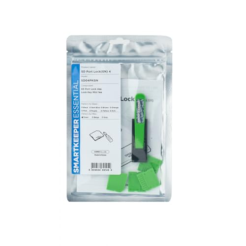 SmartKeeper ESSENTIAL / 4 x SD Port Blockers + Key / Grün SmartKeeper ESSENTIAL / 4 x SD Port Blockers + Key / Grün von Smart Keeper