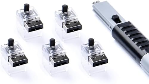 SmartKeeper ESSENTIAL / 5 x LAN Cable Locks mit 1 x Lock Key Basic / Schwarz von SmartKeeper