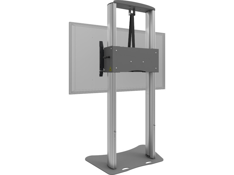 SmartMetals Bodenst?nder mit Smart Screen Aufzug bis 86 Zoll inkl. Flightcase von SmartMetals