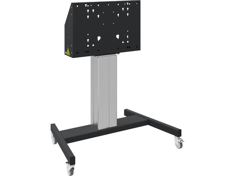 SmartMetals Mobiler Bodenlift f?r Bildschirme bis 86 Zoll, schwarz von SmartMetals