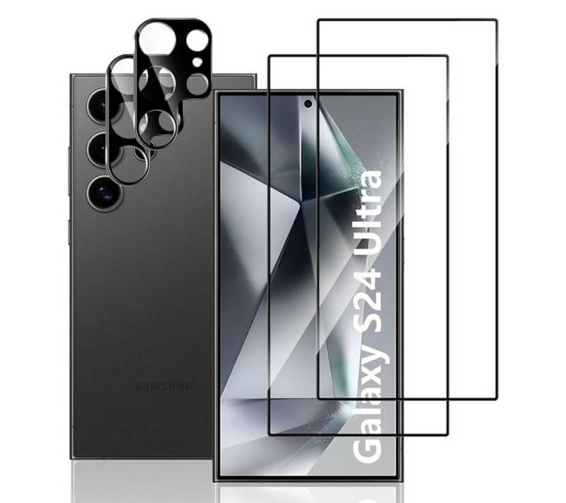 SmartUP 2X 3D Schutzglas für Samsung Galaxy S24 Ultra (Display + Kamera) 9H, Displayschutzglas, Displayschutzglas von SmartUP