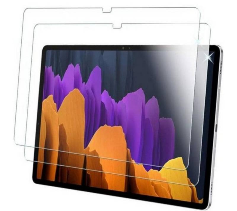 SmartUP Displayschutzglas 2X 9H Schutzglas für Samsung Galaxy Tab S7 Plus + Panzerglas Display für Samsung Galaxy Tab S7 FE, Displayschutzglas von SmartUP
