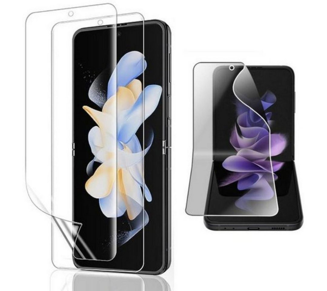 SmartUP 2X Panzerfolie für Samsung Galaxy Z Flip 3 5G Glasfolie TPU, Displayschutzglas von SmartUP