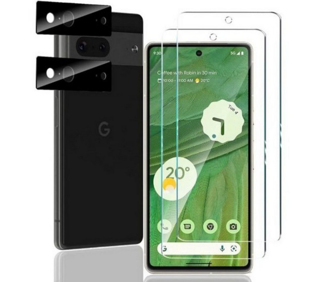 SmartUP 2X Schutzglas für Google Pixel 7 (Display + Kamera) Panzerfolie 9H für Google Pixel 7, Displayschutzglas, Displayschutzglas von SmartUP