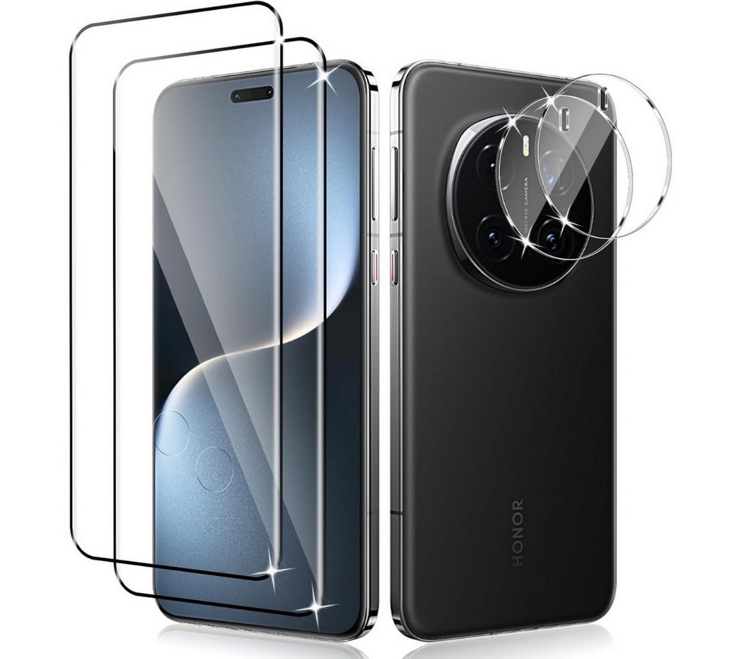 SmartUP Displayschutzglas 2X Schutzglas für Honor Magic 7 Pro Panzerfolie Display Kamera Full 3D für Honor Magic 5 Lite, Für Honor Magic 7 Pro, 9H Hartglas SmartUP Displayschutzglas 2X Schutzglas für Honor Magic 7 Pro Panzerfolie Display Kamera Full 3D für Honor Magic 5 Lite, Für Honor Magic 7 Pro, 9H Hartglas von SmartUP