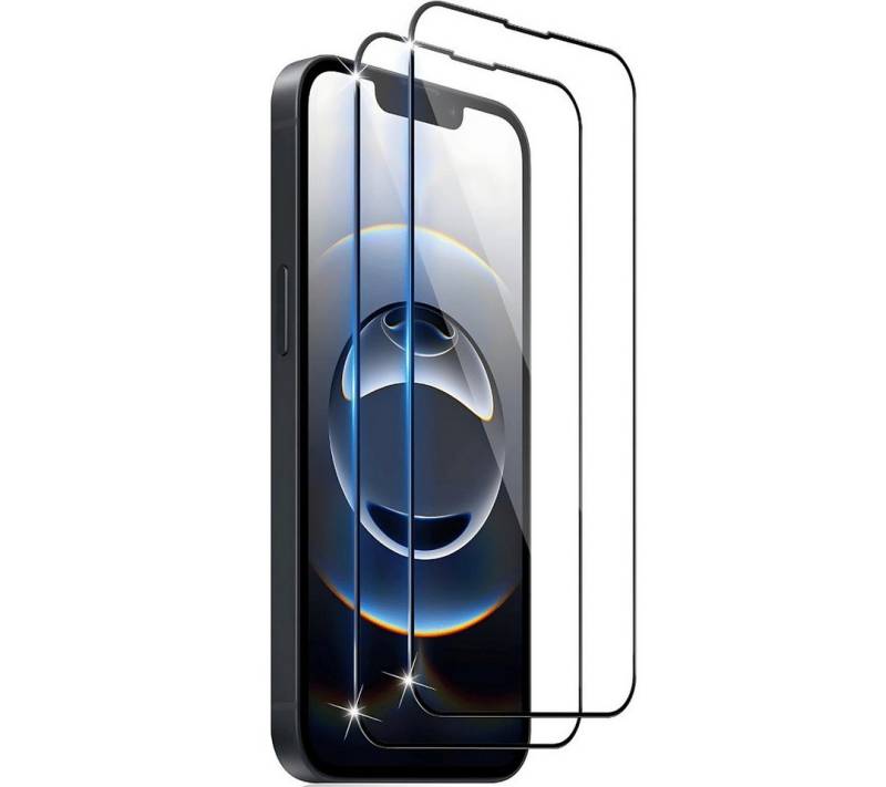 SmartUP Displayschutzglas 2X Schutzglas für Iphone 16e Display Panzerglas Panzerfolie Screen 9H für iPhone 16e, kompletter Rundumschutz von SmartUP