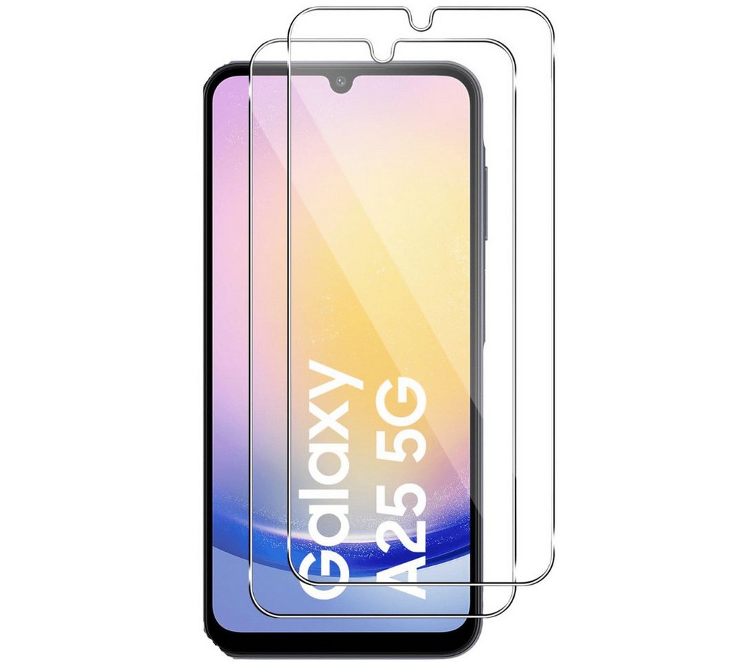 SmartUP Displayschutzglas 2X Schutzglas für Samsung Galaxy A25 5G Panzerfolie Display Full 9H für Für Samsung Galaxy A25 5G, kompletter Displayschutz SmartUP Displayschutzglas 2X Schutzglas für Samsung Galaxy A25 5G Panzerfolie Display Full 9H für Für Samsung Galaxy A25 5G, kompletter Displayschutz von SmartUP