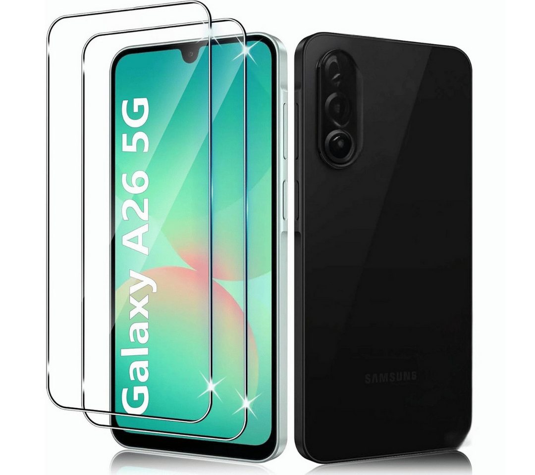 SmartUP Displayschutzglas 2X Schutzglas für Samsung Galaxy A26 5G Panzerfolie Display Full 9H für Für Samsung Galaxy A26 5G, kompletter Displayschutz SmartUP Displayschutzglas 2X Schutzglas für Samsung Galaxy A26 5G Panzerfolie Display Full 9H für Für Samsung Galaxy A26 5G, kompletter Displayschutz von SmartUP