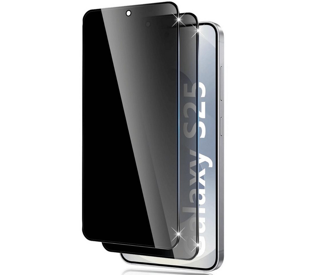 SmartUP Displayschutzglas 2X Schutzglas für Samsung Galaxy S25 Blickschutz Panzerglas Display 9H für Für Samsung Galaxy S25 5G, Anti-Spy, Sichtschutz SmartUP Displayschutzglas 2X Schutzglas für Samsung Galaxy S25 Blickschutz Panzerglas Display 9H für Für Samsung Galaxy S25 5G, Anti-Spy, Sichtschutz von SmartUP