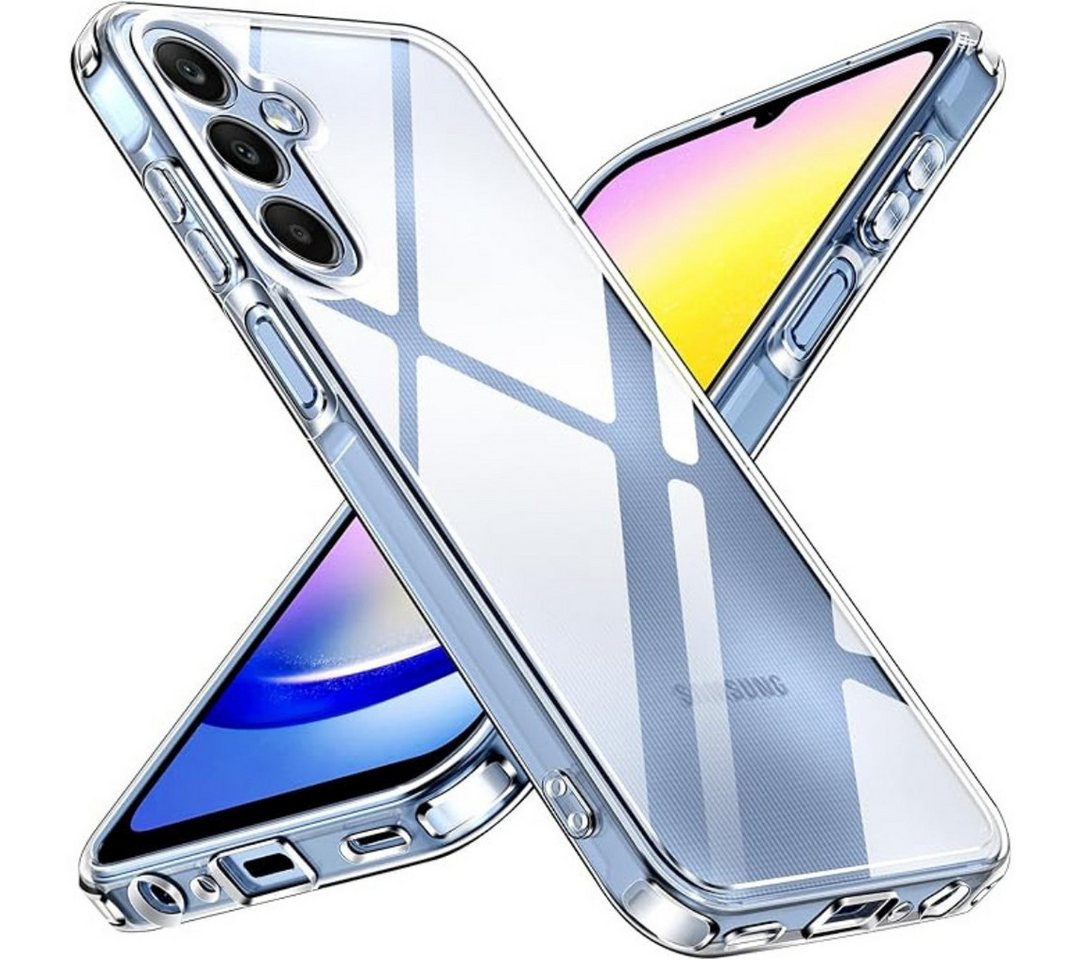 SmartUP Smartphone-Hülle Hülle für Samsung Galaxy A25 5G Silikon Schutzhülle Handyhülle Case von SmartUP
