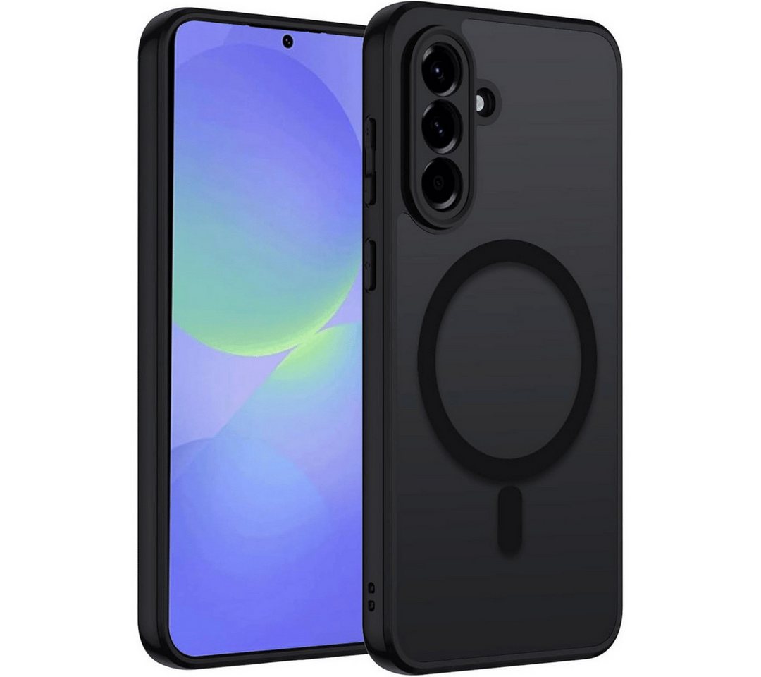 SmartUP Smartphone-Hülle für Samsung Galaxy A56 5G MagSafe Silikon Case Ultra Slim Full Cover 6,7 Zoll, MagSafe-Technologie SmartUP Smartphone-Hülle für Samsung Galaxy A56 5G MagSafe Silikon Case Ultra Slim Full Cover 6,7 Zoll, MagSafe-Technologie von SmartUP