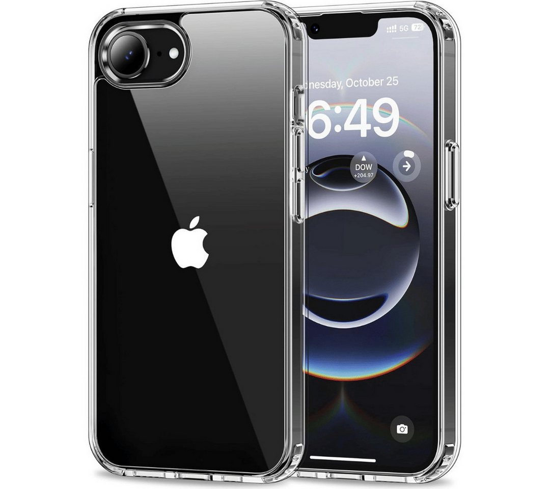 SmartUP Smartphone-Hülle für iPhone 16e Transparent Silikon Ultra Slim Case Handyhülle 6,1 Zoll, Silikon Schutzhülle mit Kameraschutz SmartUP Smartphone-Hülle für iPhone 16e Transparent Silikon Ultra Slim Case Handyhülle 6,1 Zoll, Silikon Schutzhülle mit Kameraschutz von SmartUP