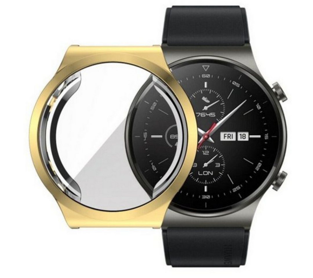 SmartUP Smartwatch-Hülle 2X Hülle für Huawei Watch GT2 PRO Silikon Schutzhülle Case von SmartUP