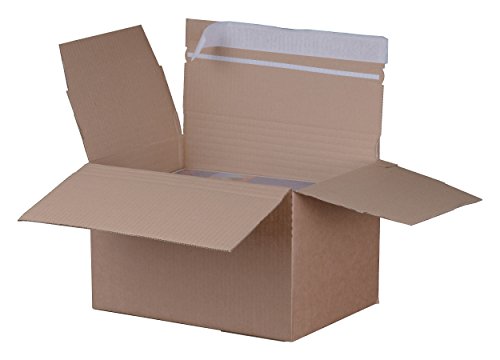 Box mit Automatikboden Größe M (304x216x130-220mm) haftklebend braun 10 Stück von Smartbox Pro