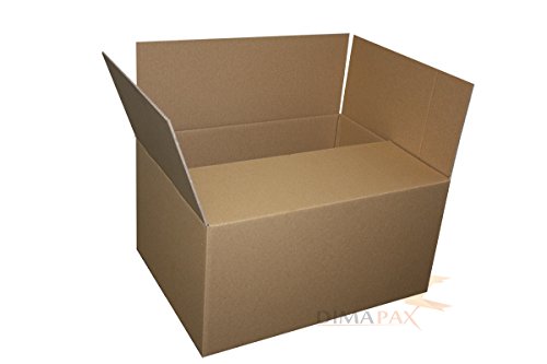 karton-billiger Faltkarton Versandschachtel 1-wellig, 400x300x200mm, 20Stück von Smartbox Pro