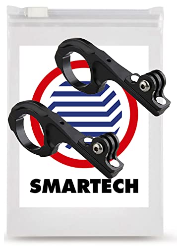 Smartech Fahrradhalterung für Dashcam – Halterung für Lenker für Motorrad, Mountainbike, Adapter zur Befestigung der Kamera – 2 Stück von Smartech