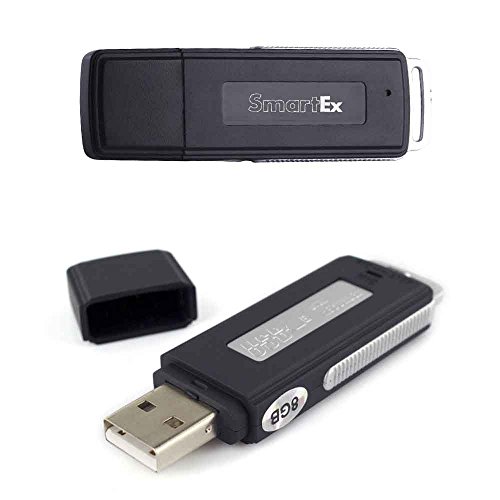 SMARTEX | Digital Diktiergerät Mini Voice Recorder mit 8GB / 150 Stunden USB Audio - Mikrofon, Voice Recorder USB-Flash-Laufwerk 2 in 1 SMARTEX | Digital Diktiergerät Mini Voice Recorder mit 8GB / 150 Stunden USB Audio - Mikrofon, Voice Recorder USB-Flash-Laufwerk 2 in 1 von Smartex