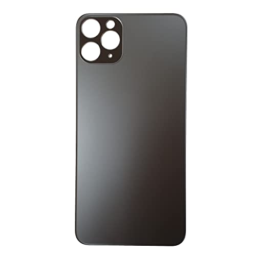 Smartex® Backcover Glas kompatibel mit iPhone 11 Pro Max| Glas Rückseite Ersatz (Schwarz) von Smartex
