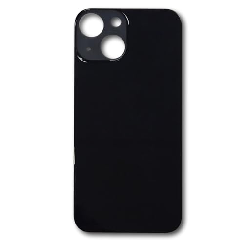 Smartex® Backcover Glas kompatibel mit iPhone 13 Mini | Glas Rückseite Ersatz (Schwarz) von Smartex