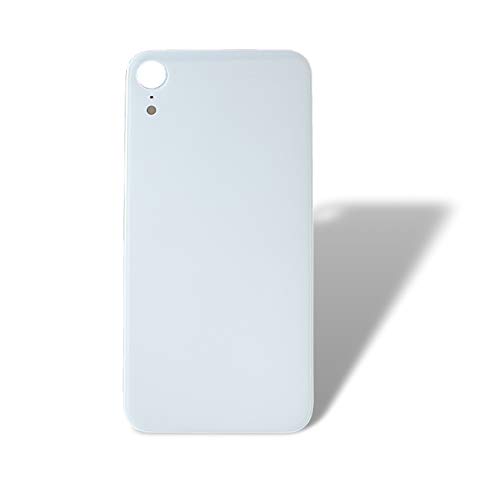 Smartex® Backcover Glas kompatibel mit iPhone XR | Glas Rückseite Ersatz (Weiß) von Smartex