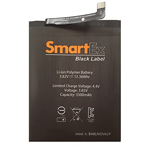 Smartex® Black Label Akku kompatibel mit HB356687ECW Huawei Nova 2Plus/P30 lite/Maimang 6/Nova 4E/Nova 2S/Mate SE/Honor 7X/ Honor 9i/Mate 9 Lite von Smartex