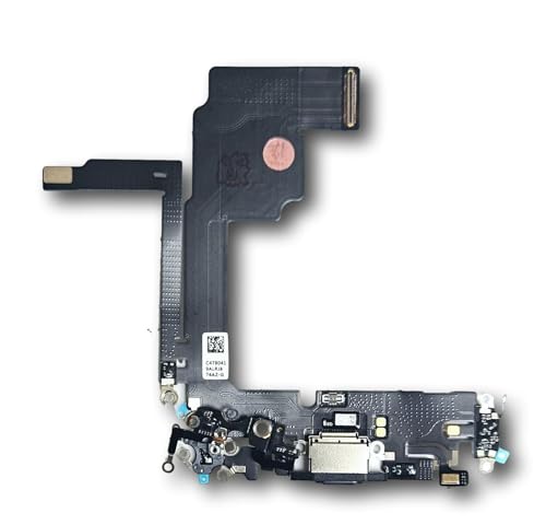 Smartex® Ladebuchse mit Flex Kabel kompatibel mit iPhone 15 Pro - Dock Connector Blau von Smartex