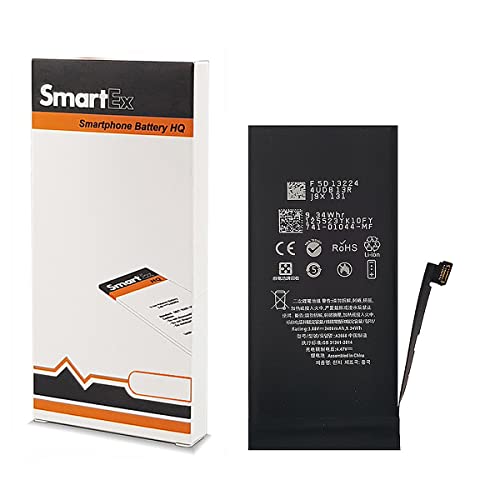 Smartex® Li-Ion Ersatz Akku/Batterie kompatibel mit iPhone 13 Mini | 2406 mAh | Akku ohne Ladezyklen | 24 Monate Garantie von Smartex