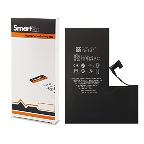 Smartex® Li-Ion Ersatz Akku/Batterie kompatibel mit iPhone 13 Pro | 3095 mAh | Akku ohne Ladezyklen | 24 Monate Garantie von Smartex