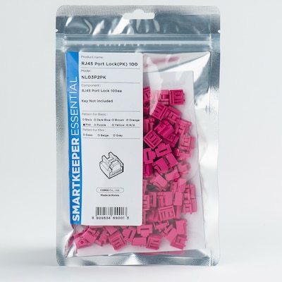 SMARTKEEPER ESSENTIAL 100x RJ45 Port Blockers Pink SMARTKEEPER ESSENTIAL 100x RJ45 Port Blockers Pink von Smartkeeper