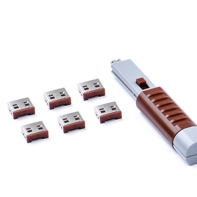 SMARTKEEPER ESSENTIAL 6x USB-A Blocker mit 1x Lock Key Basic Braun SMARTKEEPER ESSENTIAL 6x USB-A Blocker mit 1x Lock Key Basic Braun von Smartkeeper
