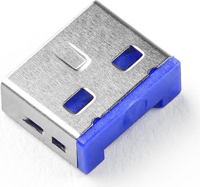 Smartkeeper UL03P2DB Schnittstellenblockierung Schnittstellenblockierung + Schl�ssel USB Typ-A Blau Kunststoff 100 St�ck(e) (UL03P2DB) von Smartkeeper
