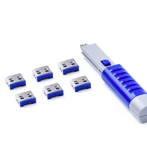 Smartkeeper USB Port Schloss UL03PKDB Blau UL03PKDB von Smartkeeper
