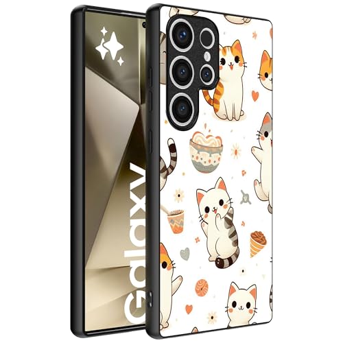 Hülle Passend für Smartphonica Handyhülle passend für Samsung Galaxy S24 Ultra mit Katzen Druck - TPU Back Cover Case Cat Design/Back Cover Hülle Passend für Smartphonica Handyhülle passend für Samsung Galaxy S24 Ultra mit Katzen Druck - TPU Back Cover Case Cat Design/Back Cover von Smartphonica