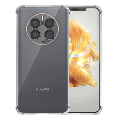 Hülle passend für Smartphonica Handyhülle Geeignet für Huawei Mate 50 Pro Transparent Stoßfest - Stoßfest TPU SIlikonen Backcover Case mit Stoßkante Transparent Hülle passend für Smartphonica Handyhülle Geeignet für Huawei Mate 50 Pro Transparent Stoßfest - Stoßfest TPU SIlikonen Backcover Case mit Stoßkante Transparent von Smartphonica