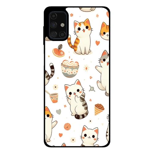 Hülle passend für Smartphonica Handyhülle Geeignet für Samsung Galaxy M51 mit Katzen Druck - TPU Back Cover Case Cat Design/Back Cover Hülle passend für Smartphonica Handyhülle Geeignet für Samsung Galaxy M51 mit Katzen Druck - TPU Back Cover Case Cat Design/Back Cover von Smartphonica