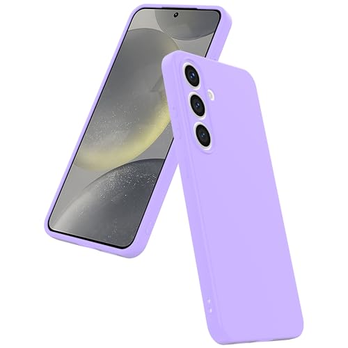 Hülle passend für Smartphonica Handyhülle Geeignet für Samsung Galaxy S24 Plus Silikon mit Weiche Schützende Innenseite - Back Cover Case Soft Inside - Lila von Smartphonica