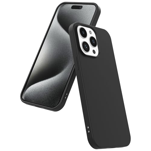 Hülle passend für Smartphonica Handyhülle Geeignet für iPhone 15 Pro Max Silikon mit Soft Protective Innen - Back Cover Case Soft Inside - Schwarz Hülle passend für Smartphonica Handyhülle Geeignet für iPhone 15 Pro Max Silikon mit Soft Protective Innen - Back Cover Case Soft Inside - Schwarz von Smartphonica