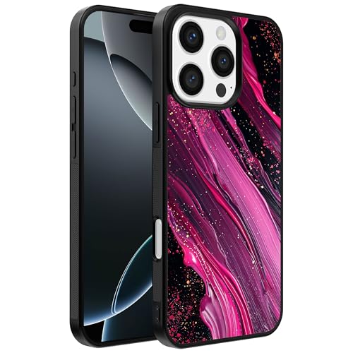 Hülle passend für Smartphonica Handyhülle Geeignet für iPhone 16 Pro Max mit Marmor Druck - TPU Back Cover Case Marmor Design - Lila Rosa Hülle passend für Smartphonica Handyhülle Geeignet für iPhone 16 Pro Max mit Marmor Druck - TPU Back Cover Case Marmor Design - Lila Rosa von Smartphonica