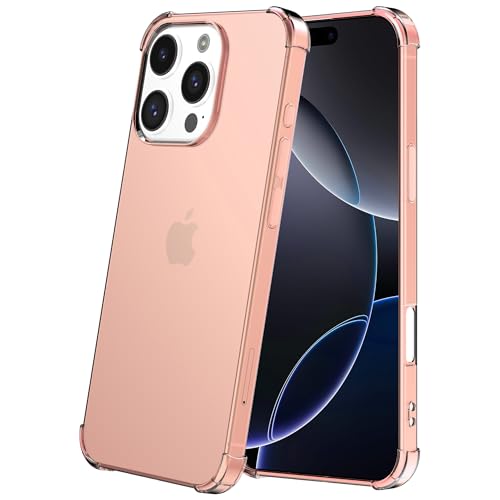 Hülle passend für Smartphonica Handyhülle Geeignet für iPhone 16 Pro Transparent Stoßfest Silikon Hülle mit Stoßstange - Stoßfest Back Cover Case - Hellrosa Hülle passend für Smartphonica Handyhülle Geeignet für iPhone 16 Pro Transparent Stoßfest Silikon Hülle mit Stoßstange - Stoßfest Back Cover Case - Hellrosa von Smartphonica