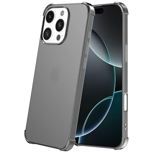 Hülle passend für Smartphonica Handyhülle Geeignet für iPhone 16 Pro Transparent Stoßfest Silikon Hülle mit Stoßstange - Stoßfest Back Cover Case - Schwarz Hülle passend für Smartphonica Handyhülle Geeignet für iPhone 16 Pro Transparent Stoßfest Silikon Hülle mit Stoßstange - Stoßfest Back Cover Case - Schwarz von Smartphonica