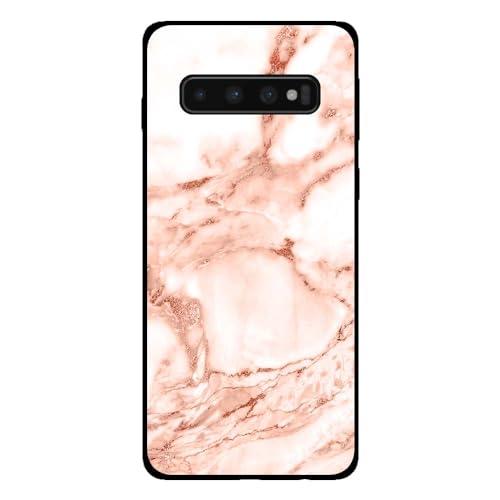 Hülle passend für Smartphonica Handyhülle für Samsung Galaxy S10 Plus Marmor Optik - Back Cover Marmor Case - Weiß Roségold/TPU/Back Cover Hülle passend für Smartphonica Handyhülle für Samsung Galaxy S10 Plus Marmor Optik - Back Cover Marmor Case - Weiß Roségold/TPU/Back Cover von Smartphonica