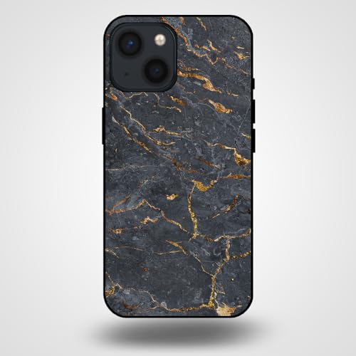 Hülle passend für Smartphonica Handyhülle für iPhone 13 Mini mit Marmor Druck - TPU Back Cover Case Marble Design - Gold Grau/Back Cover Hülle passend für Smartphonica Handyhülle für iPhone 13 Mini mit Marmor Druck - TPU Back Cover Case Marble Design - Gold Grau/Back Cover von Smartphonica